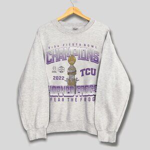 2022 TCU Football Champions Fiesta Bowl Sweatshirt, TCU Frogs Football Shirt Tee